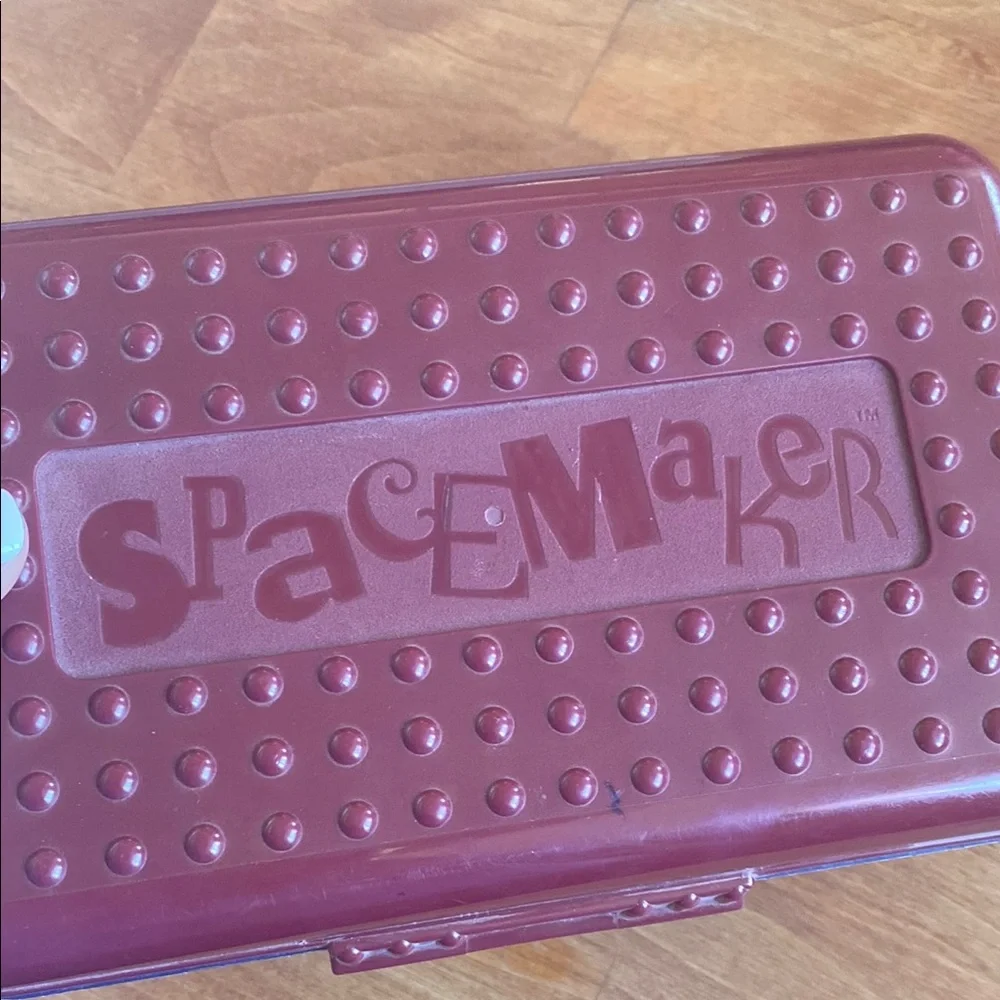 Vintage 90's SpaceMaker Pencil Box Storage Box Organizer